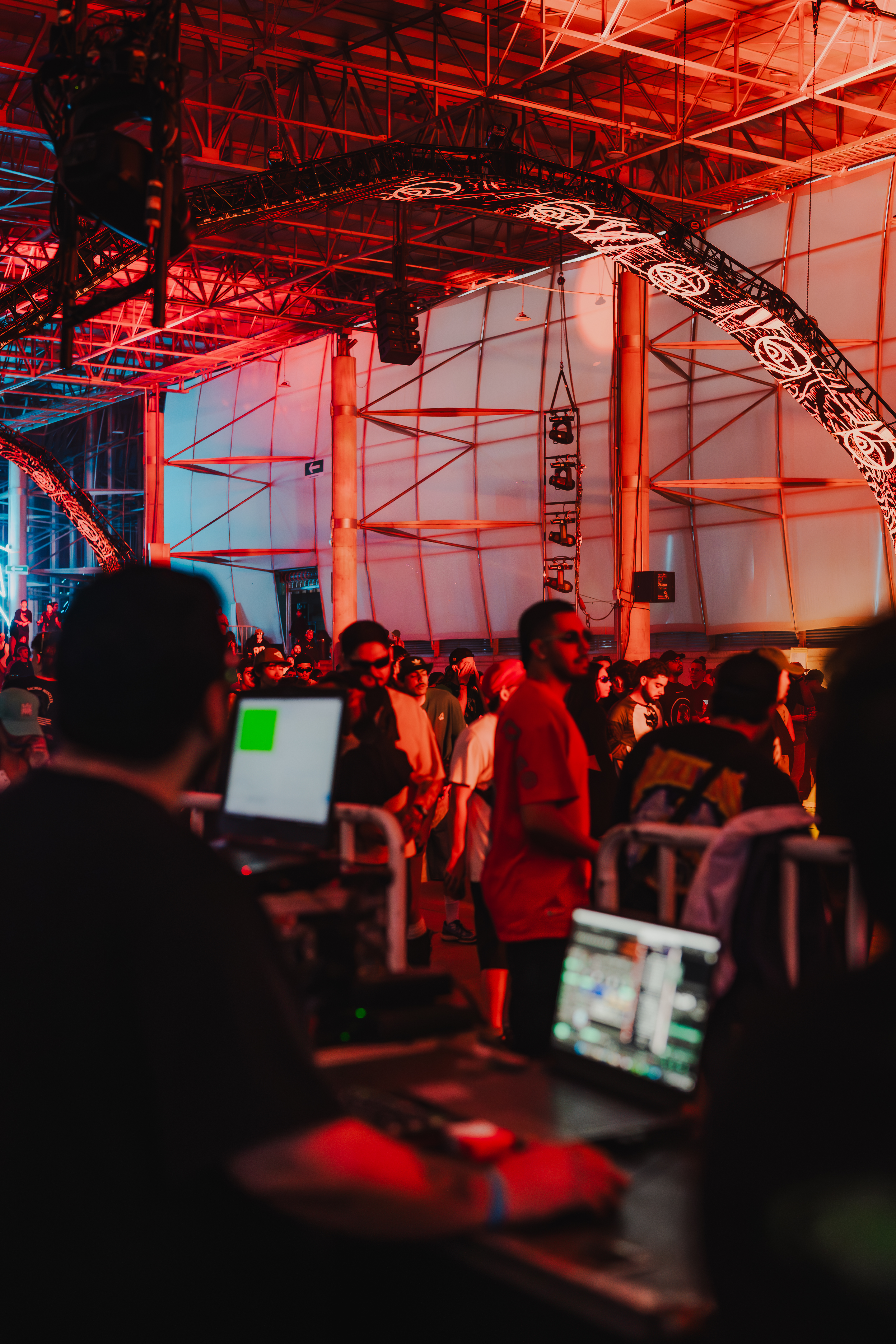 ERGOT CONCEPTS Live Performance — Technical Director at work